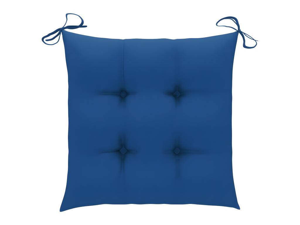 Chaises à manger d'extérieur lot de 2 et coussins Chezlova massif FYDX93598