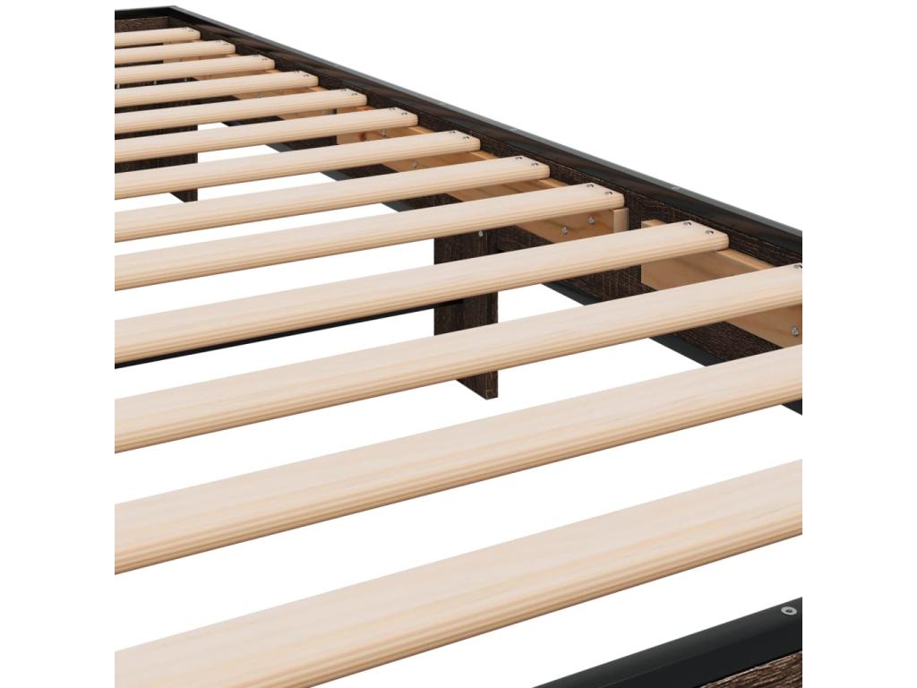 Cadre de lit sans matelas chêne marron 90x200 cm KSAA99596