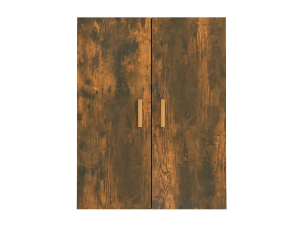 Armoire murale suspendue Chêne fumé 69,5x34x90 cm PJSR63011