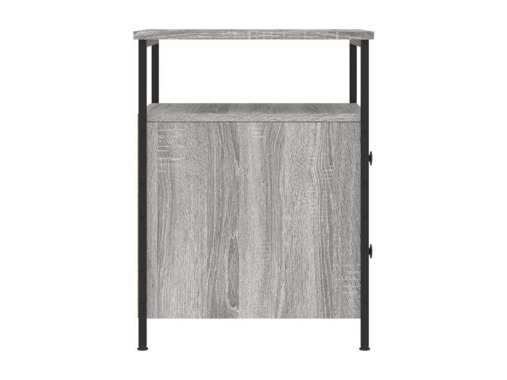 Tables de chevet 2 pièces Chezlova gris 44x45x60cm bois d'ingénierie COSS66603