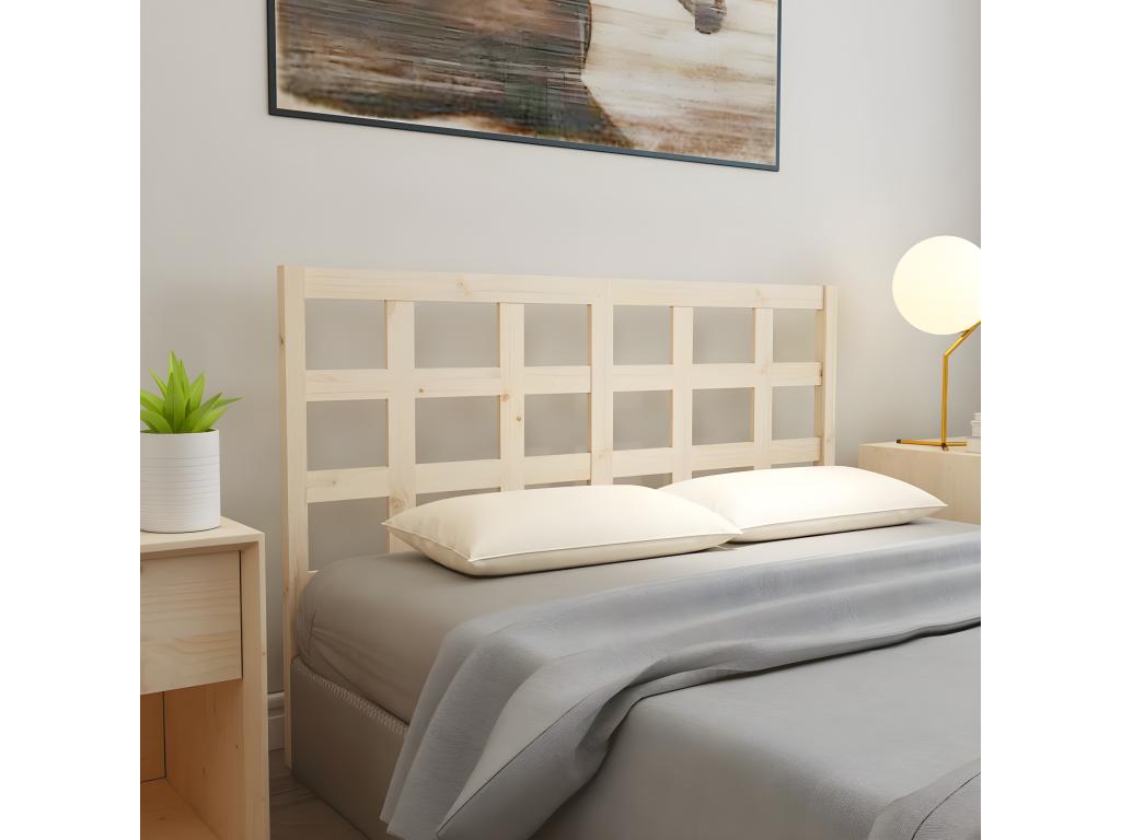 Tête de lit 145,5x4x100 cm Bois massif de pin LLMV48637