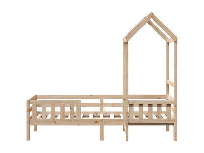 Cadre de lit avec toit 100x200 cm bois de pin massif YLLL66635