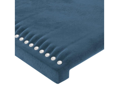 Têtes de lit 2 pcs Bleu foncé 80x5x78-88 Velours VYXH63961