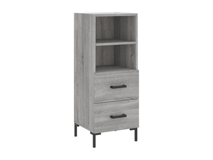 Buffet Chezlova gris 34,5x34x90 cm Bois d'ingénierie MNKM66457