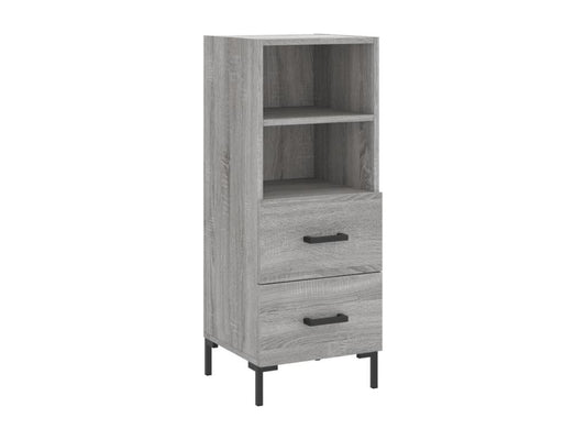 Buffet Chezlova gris 34,5x34x90 cm Bois d'ingénierie MNKM66457