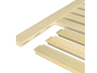 Lit mezzanine en bois N04 Blanc 100x180 IRLV67446