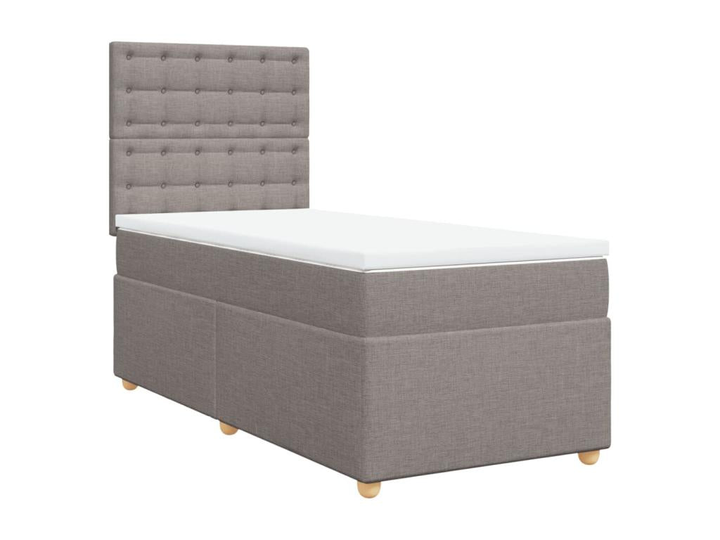 Sommier à Chezlova de lit avec matelas Chezlova 90x190 cm Tissu UIOG61004