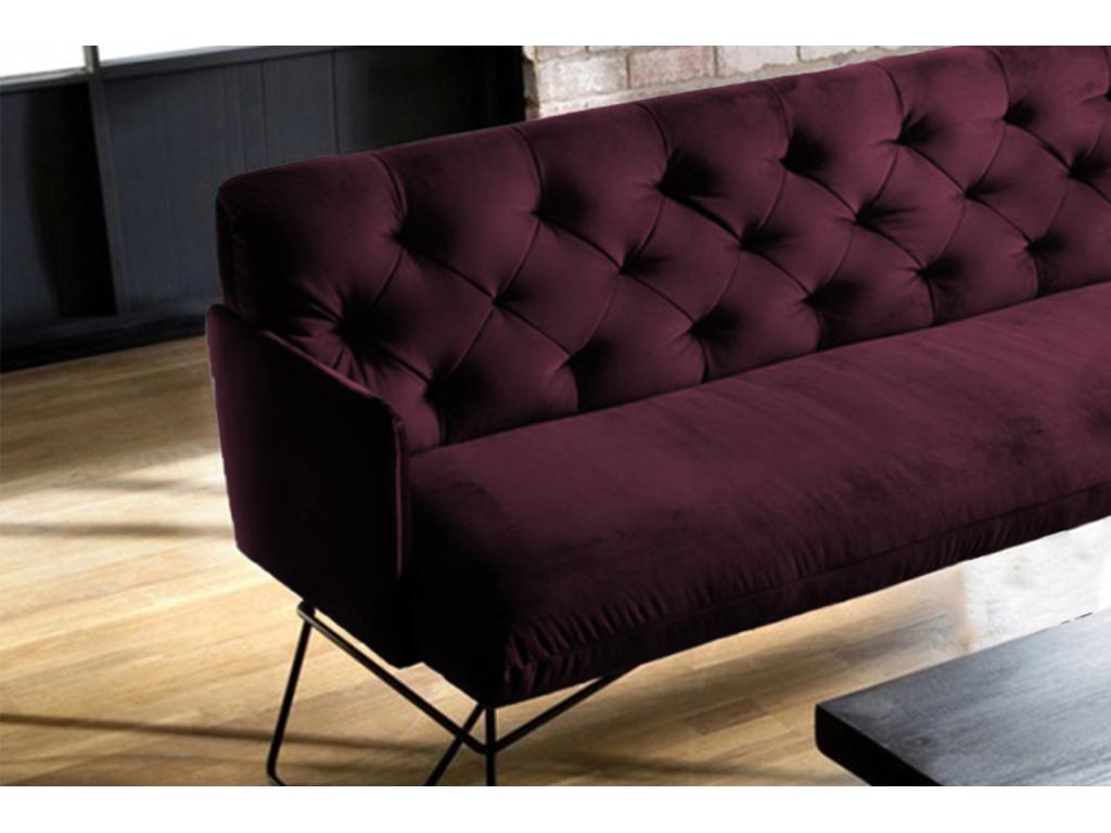 Banc - Violette Velours - CHARME LITX94566