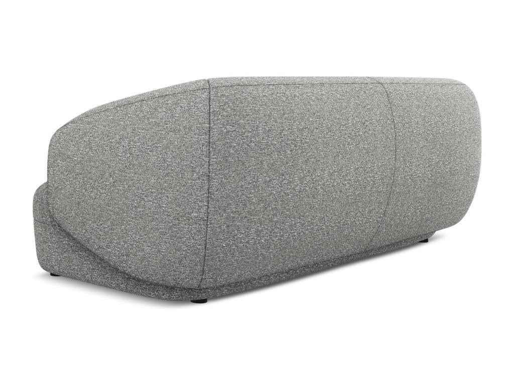 Canapé 3 places en Strukturstoff - gris clair - Chezlova GTHL45026