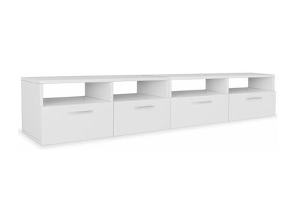 Meubles TV 2 pièces Bois d'ingénierie 95x35x36 cm Blanc VUUI98719
