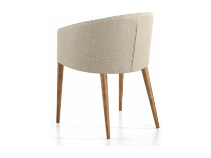 Fauteuil bois noyer et tissu Chezlova - Lot de 2-Couleur Chezlova 53 HKDJ34761