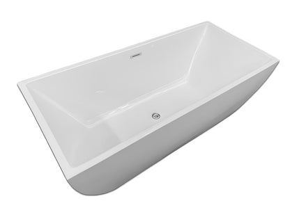 Baignoire ilôt 170x75 cm Robinet Mitigeur Colonne – Decohaute ZWFC48291