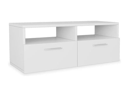 Meubles TV 2 pièces Bois d'ingénierie 95x35x36 cm Blanc VUUI98719