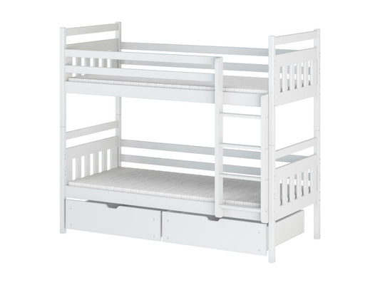 Lits superposés Chezlova BB003 80x200 cm Blanc TKNW18964