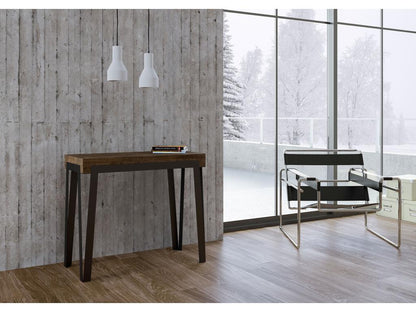 Console extensible 90x40/300 cm Chezlova Premium Noyer cadre Ruille QDWD05733