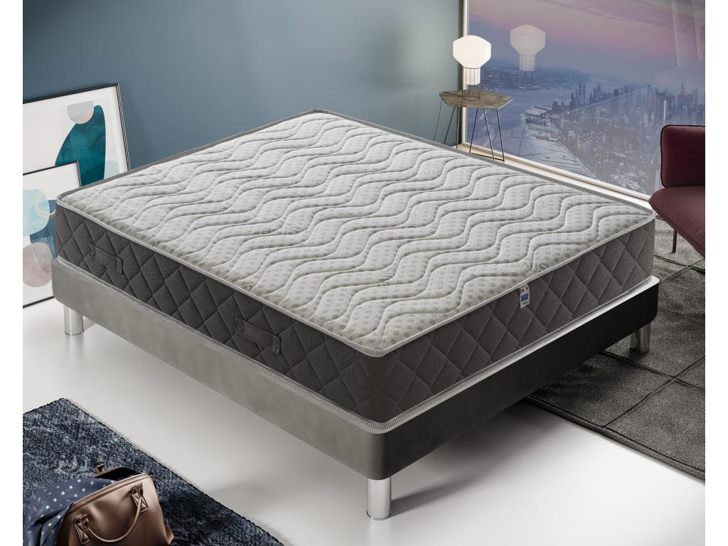 Matelas à mémoire de forme - 11 zones de confort - Housse Silver Safe 200x200 cm BEOX87800