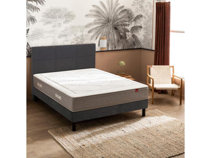 Matelas Domopure ressorts multi-actifs et laine L'Échappée 140x190 FPCB30223