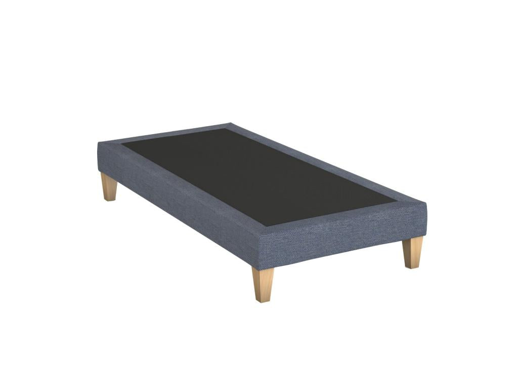 Sommier déco tapissier bleu océan - Chezlova 2x90x200 BTAI33934