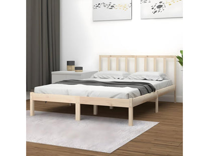 Cadre de lit sans matelas bois massif de pin 160x200 cm LCKA83652