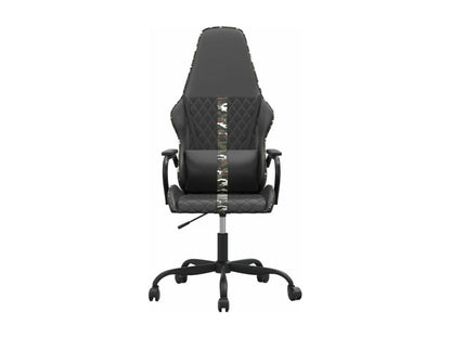 Chaise de jeu Noir et camouflage Similicuir IFTZ90747