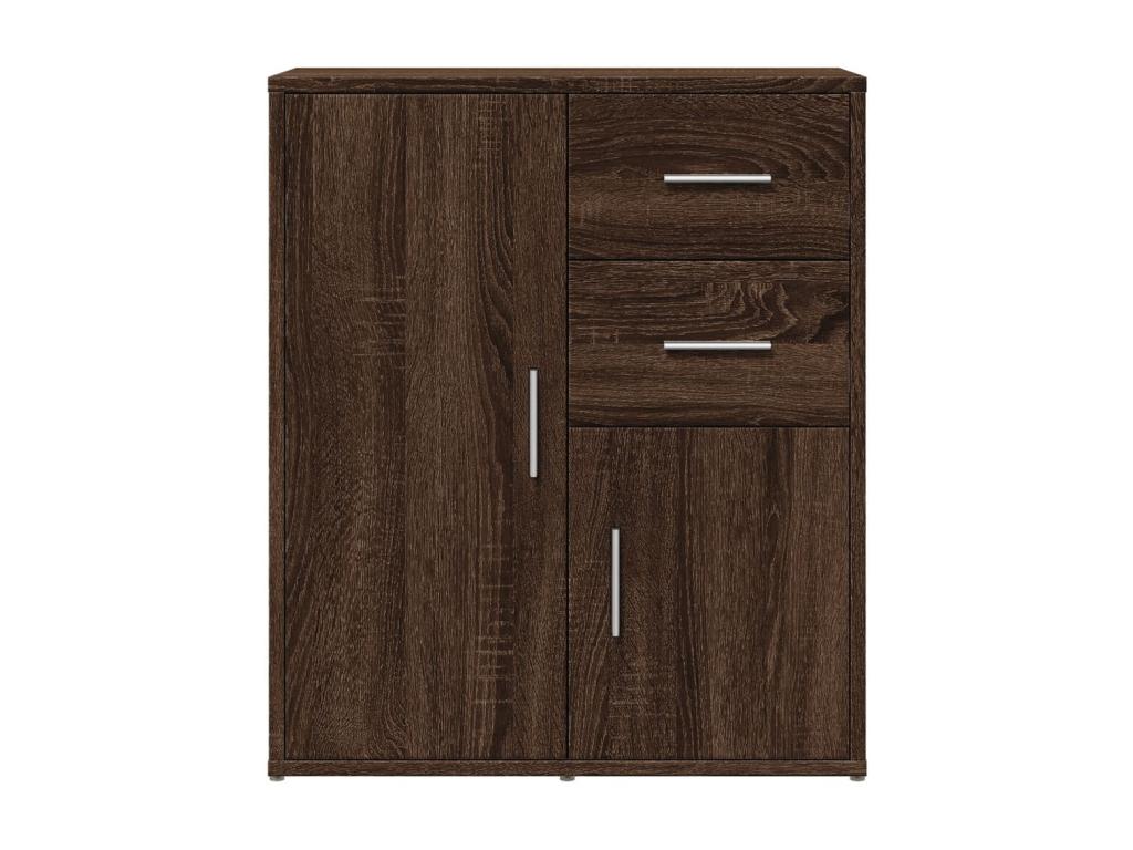 Buffet chêne marron 60x31x70 cm bois d'ingénierie YHJL90570