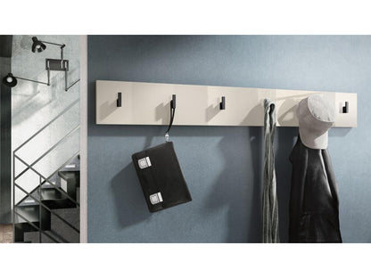 Chezlovaère 6 Crochets Crème Laquée 110.5x14.5x3.5 Cm lxhxp FCZD10702