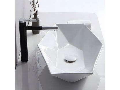 Vasque À Poser Chezlova Blanc AXCK26763