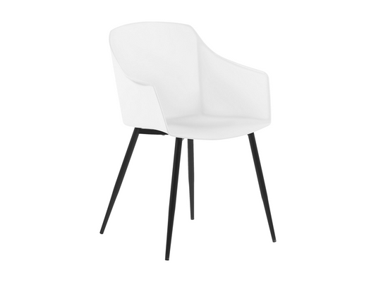 Lot de 2 chaises de salle à manger FONDA Blanc IKNK76777