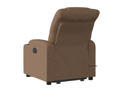 Fauteuil inclinable massant électrique Marron Tissu SGCI54248