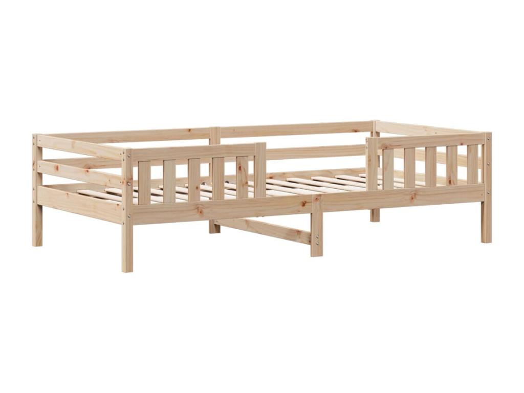 Cadre de lit avec toit 100x200 cm bois de pin massif YLLL66635