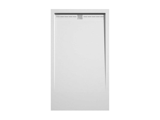 Receveur de douche Blanc finition Lisse Decohaute CACH grille de couleur - 120x80 cm IYJU79310