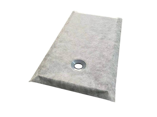 Receveur de douche à carreler 90x185 cm avec natte étanche Chezlova 4 pentes UBUR59258