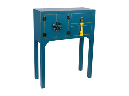 Récepteur en bois avec 2 tiroirs et 2 portes 63x26x83 GESH23692