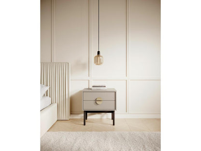 Table de chevet - 55 cm - Chezlova gris-beige - Chezlova MNMH29937