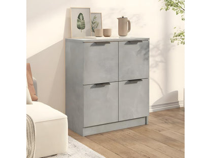 Buffet Gris béton 60x30x70 cm Bois d'ingénierie RXWN44542