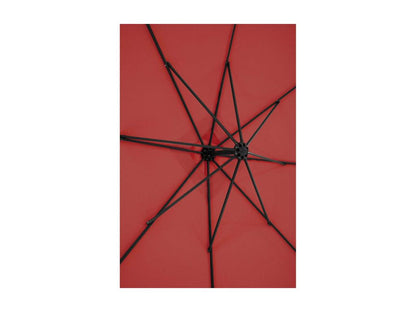 Parasol déporté rectangulaire bordeaux 315x248x262 cm 14 0007604 AXOI93248