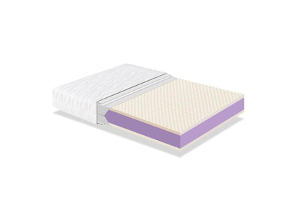 Matelas à mémoire de forme 120x210 Chezlova SOFT Epaisseur 24 CM Dehoussable et Mousse HR YWVG05902