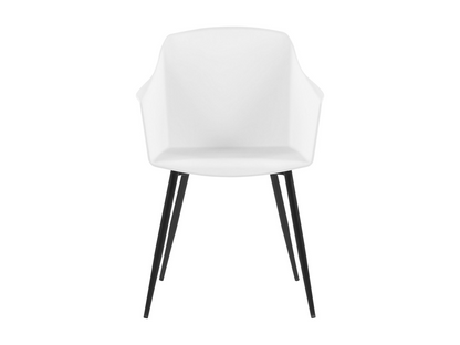 Lot de 2 chaises de salle à manger FONDA Blanc IKNK76777