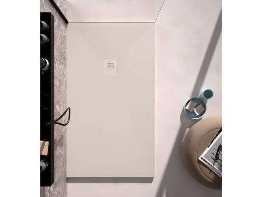 Récepteur de douche crème lisse Chezlova Plus grille de couleur - 150x90 cm DAKA93747