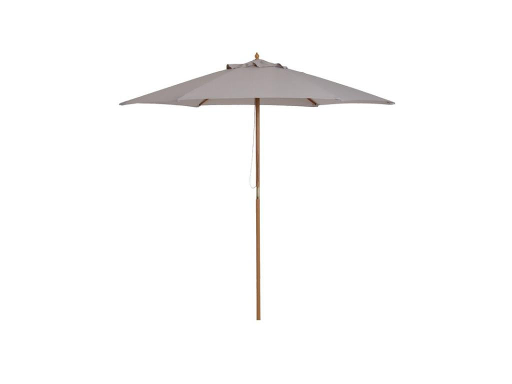 Grand parasol en bois de Chezlova PACIFIQUE gris TGMV32488