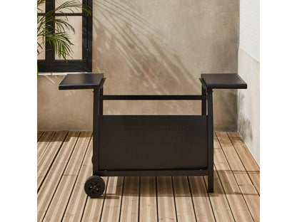 Chezlova pour Chezlova au gaz - Chariot Chezlova 4 brûleurs - Chariot barbecue noir- cuisine extérieure- Chezlova UCRN60218