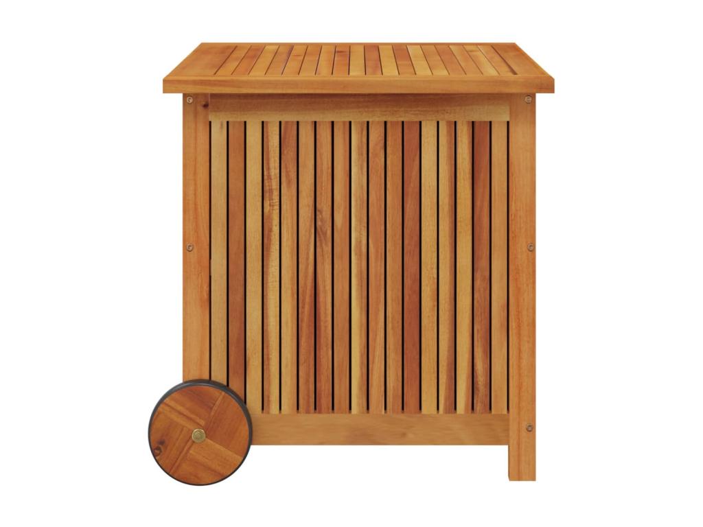 Boîte de rangement de jardin avec roues 60x50x58 cm Bois Chezlova KSQQ22892