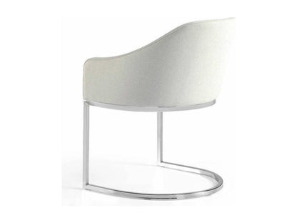 Fauteuil design simili cuir et pieds acier inoxydable Chezlova - Lot de 2-Couleur Chezlova 82 Chezlova CPCV80561