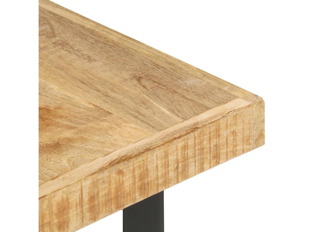 Table basse 142x90x42 cm Bois de manguier massif DAAL71541