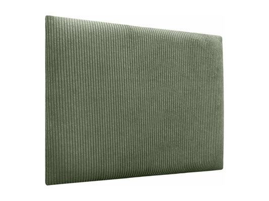 Chezlova Tête de lit rembourrée en velours tricoté de qualité Chezlova inférieure composée de panneaux autocollants interchangeables vert Chezlova 145 cm HXGZ75596