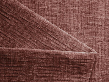 Pouf en tissu chenille - rose aigre - Chezlova LPIO39185