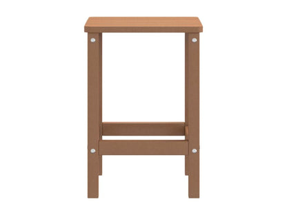 Table de jardin Decohaute Marron 38x38x46 cm PEHD HRKI64018