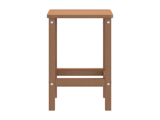 Table de jardin Decohaute Marron 38x38x46 cm PEHD HRKI64018