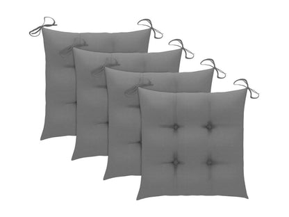 Chaises à dîner de jardin avec coussins 3 pièces Chezlova massif VNVQ97201