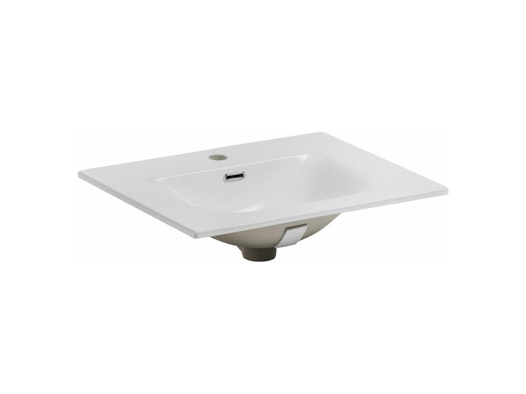 Vasque en céramique Ciel - 61x46x17 cm - Blanc QSTV22085